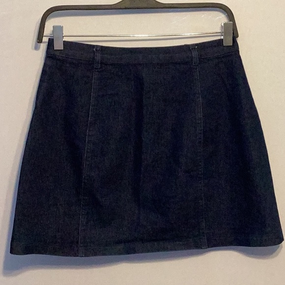 Forever 21 denim a-line mini skirt size small - Picture 2 of 5
